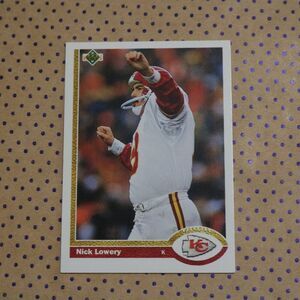 Nick Lowery #160 Football Card
